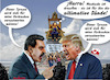 Cartoon: Die ultimative Sünde ... (small) by MorituruS tagged venezuela,präsident,handschellen,us,drogenbehörde,dea,new,york,nicolas,maduro,ultimative,sünde,maduros,maria,machado,friedensnobelpreis,verbündete,regierung,caracas,air,force,one,donald,trump,vizepräsidentin,interimspräsidentin,delcy,rodriguez,völkerrecht,schweröl,ölreserven,tyrann,demokratie,autokratie,diktatur,cartoon,karikatur,moriturus