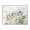 Cartoon: Knallfrösche (small) by F L O tagged wirtschaft,politik,gier,gewinn,maximierung,fliege,frösche,frosch,meeting,business,raubtier,kapitalismus,toxisch,konzern,börse,kurs