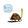 Cartoon: No ned hudla (small) by Floffiziell tagged schildkröte,eile,gelassenheit