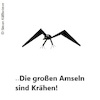 Cartoon: Amsel- bzw. Krähenrat (small) by Flymon tagged amseln,krähen,weisheit,rat