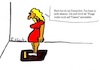 Cartoon: Gewichtskontrolle... (small) by Sven1978 tagged waage,gewichtskontrolle,übergewicht,fettleibigkeit,adipositas,frau,wiegen,gewicht,dick,fett,beleibt