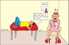 Cartoon: Hemmung... (small) by Sven1978 tagged therapeut,psychologe,patient,verrückt,verrückter,zwiespalt,männer