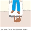 Cartoon: Vorm Kühlschrank hängen... (small) by Sven1978 tagged hängen,kühlschrank,freitod,suizid,selbstmord