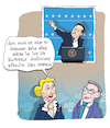 Cartoon: Kulturelle Aneignung (small) by Rebecca-Meyer tagged capital,one,arena,presidential,parade,wahlen,usa,donald,trump,musks,plattform,kriegerisch,faschistisch,irritierend,amtseinführung,ungeschickte,geste,kulturelle,aneignung,elon,musk,alice,weidel,grenzen,des,sagbaren,reichste,mann,der,welt,afd,chrupalla,sozialist,milliardär,hitlergruß,tech,eine,armbewegung