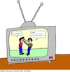 Cartoon: Deutsches Fernsehen... (small) by Stiftewürger tagged tv,sittenverfall,fernsehen,gesellschaft