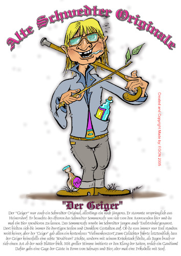 Cartoon: Alte Schwedter Originale VI (medium) by Cartoon_EGON tagged schmunzeleffekte