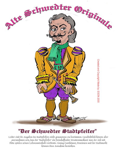 Cartoon: Alte Schwedter Originale VI (medium) by Cartoon_EGON tagged schmunzeleffekte