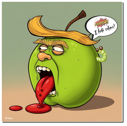 Cartoon: MagaOS 18.0 (medium) by A Human tagged apple,trump,usa,diversitätsprogramm,ncppr,doppelpunkt,dollar,diversity,macbook,iphone,shareholder,aktionäre,computerculture,apple,trump,usa,diversitätsprogramm,ncppr,doppelpunkt,dollar,diversity,macbook,iphone,shareholder,aktionäre,computerculture