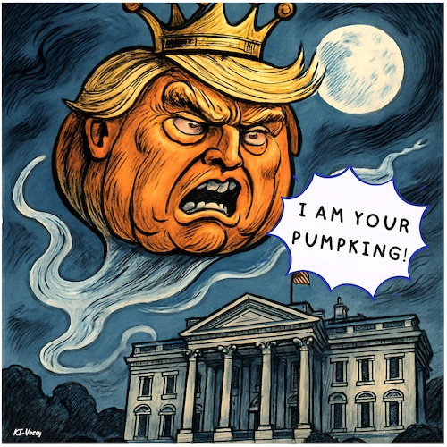 Cartoon: Pumking Donald I. (medium) by A Human tagged donald,trump,potus,halloween,pumkin,pumkins,white,house,washington,usa,america,american,republican,republicans,eve,dead,deads,celebrate,celebrations,kürbis,kürbisse,president,presidency,donald,trump,potus,halloween,pumkin,pumkins,white,house,washington,usa,america,american,republican,republicans,eve,dead,deads,celebrate,celebrations,kürbis,kürbisse,president,presidency