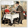 Cartoon: Abserviert (small) by A Human tagged deutsch,berlin,berlinerisch,kellner,kellnerwitz,witzig,zirrhose,leber,essen,gaststätte,restaurant,kneipe,dialekt,mundart,oberkellner,eckkneipe,wortspiel