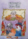 Cartoon: Pervert Poutine (small) by NIKABE tagged zelensky,ai,mal