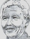 Cartoon: Madiba (small) by Aiko tagged republic,of,south,africa