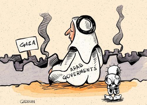 Cartoon: Arab goverments (medium) by Ahmad Qaddura tagged arab
