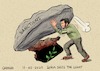 Cartoon: Syria sees the light. (small) by Ahmad Qaddura tagged syria