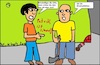Cartoon: Der Streitschlichter... (small) by Honk1978 tagged axt,beil,mann,streitschlichter,gesellschaft,männer