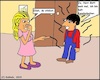 Cartoon: Du stinkst... (small) by Honk1978 tagged geruch,gestank,mann,frau,ehe,kanalarbeiter,job