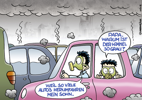 Cartoon: Smog in der Stadt (medium) by Rovey tagged autos,straßenverkehr,stadt,luftverschmutzung,smog,china,gasmaske,sohn,vater,abgase,stau,umweltverschmutzung,mobilität,großstadt,city,air,environmental,pollution,traffic,jam,cars,smog,luftverschmutzung,stadt,straßenverkehr,autos,mobilität,umweltverschmutzung,stau,abgase,vater,sohn,gasmaske,china,großstadt,city,air,environmental,pollution,traffic,jam,cars