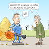 Cartoon: Herbstbläser (small) by Rovey tagged laubbläser,herbst,jahreszeiten,arbeiter,mitarbeiter,garten,landschaftsbau,galabau,galabauer,maschine,gartengerät,gerät,park,parkanlage,stadtpark,laub,herbstlaub,blätter,grünanlage,grünpflege,oma,seniorin,spaziergang,hund,schoßhund,klein,fips,chihuahua,kleinspitz,dackel,hundeleine,haustier,frage,suche,verlust,verloren,cartoon,illustration,zeichnung,noai,handgezeichnet