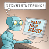 Cartoon: Ich bin ein Roboter! (small) by Rovey tagged roboter,internet,pc,klicken,anklicken,diskriminierung,web,surfen,persönlichkeit,sicherheit,computer,maschine,künstliche,intelligenz,intelligent,ki,droide,bewusstsein