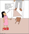 Cartoon: Mensch Günther... (small) by Kritzelhonk tagged günther,tod,suizid,weltmacht,frau,mann,ehe,freitod,gesellschaft