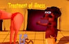 Cartoon: TREATMENT OF ILLNESS (small) by m-m tagged cartoon