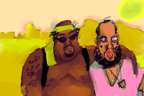 Cartoon: special heroes (medium) by THE WORLD HISTORY tagged cartoon