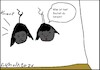Cartoon: Suchst du Streit? (small) by Moppel tagged streit,gesellschaft,schrumpfköpfe,horror,grusel