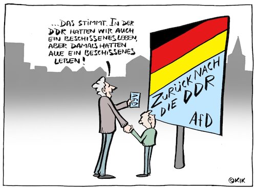 Cartoon: AfD (medium) by Kik tagged afd,wählen,saksen,anhalt,afd,wählen,saksen,anhalt