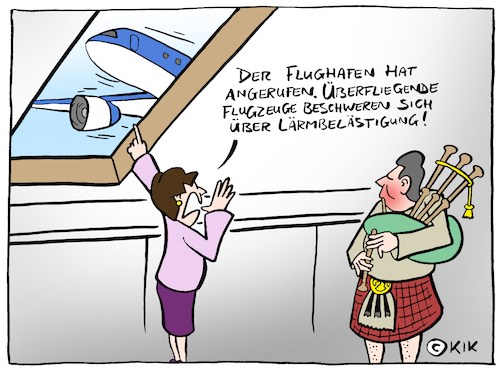Cartoon: Larmbelastigung (medium) by Kik tagged larmbelastigung,flugzeuge,flughafen,musik,reisen,klang,gerausch,larmbelastigung,flugzeuge,flughafen,musik,reisen,klang,gerausch