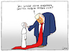 Cartoon: Gott (small) by Kik tagged papst,leo,xiv,trump,usa,vance,vatikan