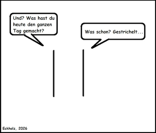 Cartoon: Gestrichelt... (medium) by Mr Speck tagged striche,stricheln,sprache