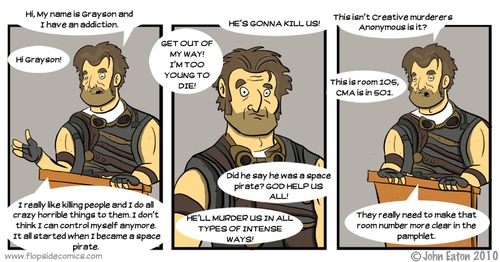 Cartoon: Bullet Brain Storms (medium) by johnegold tagged flopside,webcomic,comic,bulletstorm,gaming,xbox360,epic,games