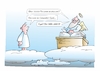 Cartoon: Digitale Mörder! (small) by Bernd Eisert tagged himmel,pforte,engel,petrus,digital,computerspiel,tote,vergehen
