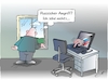 Cartoon: Digitaler Angriff (small) by Bernd Eisert tagged pc,computer,hacker,russland,angriff,ahnungslos,gefahr,informationen