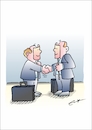Cartoon: Diplomatie (small) by Bernd Eisert tagged handschlag,maske,diplomatie,diplomaten,verhandlung,politik,falschheit