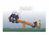 Cartoon: Falscher Weg (small) by Bernd Eisert tagged wippe,geld,geldsack,gewicht,ungleich,bezahlen,angebot
