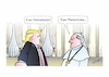 Cartoon: Hochwürden (small) by Bernd Eisert tagged trump,papst,kritik,politik,religion