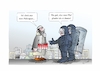 Cartoon: Vertrauen (small) by Bernd Eisert tagged kontrolle,attentäter,sprenggürtel,polizei,vertrauen,naiv,fehler