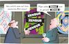 Cartoon: Zensur in der Kunst (small) by Bernd Eisert tagged museum,ausstellung,bilder,geschwärzt,zensur,künstler