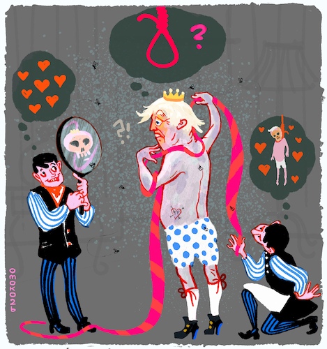 Cartoon: Nobody Needs You (medium) by omoko tagged donald,trump,noking,suicide,love,death,killthreat,war,insane,extortion,idiotism,terror,ultimate,bastard,regime,change,america,dead,die,live,life,chaos,anarchy,bad,evil,antichrist,liar,devil,omoko