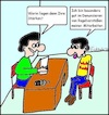 Cartoon: Das Bewerbungsgespräch... (small) by Kritzelspacko78 tagged bewerbungsgespräch,bewerbung,männer,gesellschaft,jobsuche,arbeitssuche,arbeitsscheu,faulheit,denunziant,chef