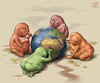 Cartoon: Parasites (small) by Cyberwolf tagged parasites,enviromental,climate,ecological,destruction