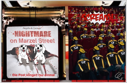 Cartoon: Nightmare (medium) by ChrisHolt tagged horror,dackelsicht