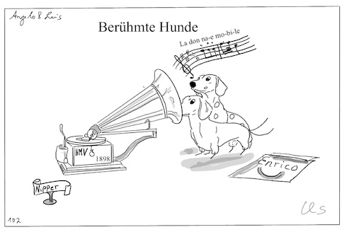 Cartoon: Nipper (medium) by ChrisHolt tagged relationen,dackelsicht