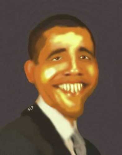 Cartoon: Obama (medium) by Alpi Ayaz tagged obama,barrack,usa,president