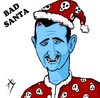 Cartoon: bad santa (small) by yaserabohamed tagged bashar,alassad