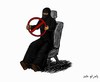 Cartoon: Driving license (small) by yaserabohamed tagged woman