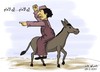 Cartoon: Forward (small) by yaserabohamed tagged gaddafi