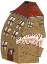 Cartoon: Come Home (small) by fantanton tagged haus,fun,teuflisch