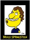 Cartoon: Bruce Springsteen Caricature (small) by QUEL tagged bruce,springsteen,caricature